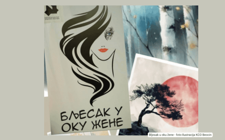 Foto: Kulturni centar opštine Beočin, avgust 2025, radionica „Bllesak u oku žene“