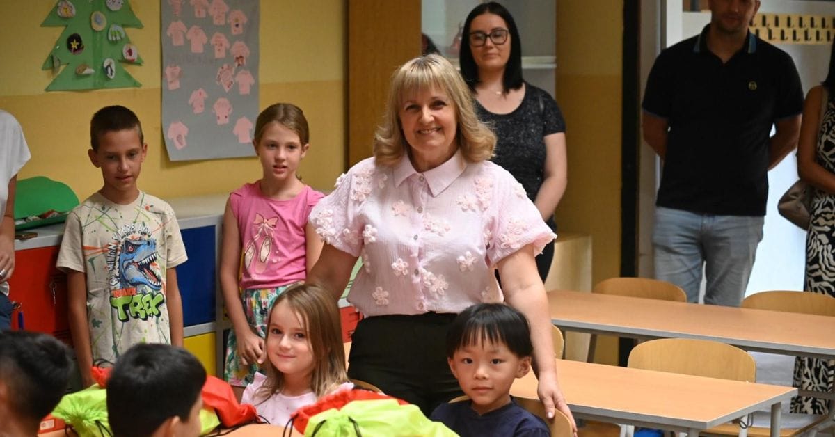 Prijem prvaka u Osnovnoj školi u Beočinu