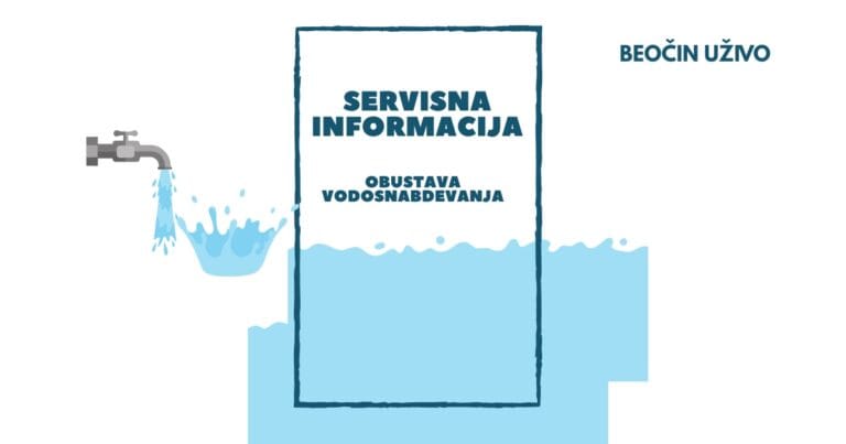 Servisna informacija – obustava vodosnabdevanja u Beočinu i okolini, oktobar 2025