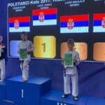Karate klub Cement medalje Zlatni pojas Čačak postolje
