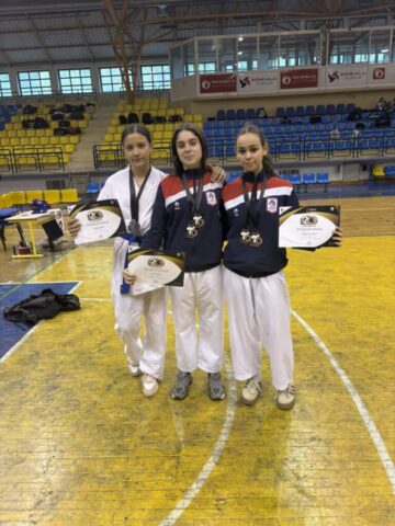 Takmičarke Karate kluba Cement iz Beočina osvojile medalje na turniru Pljevlja Open 2026