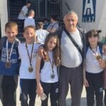 Takmičari Džudo kluba Cement iz Beočina sa osvojenim medaljama na međunarodnom turniru Kup grada Sarajeva