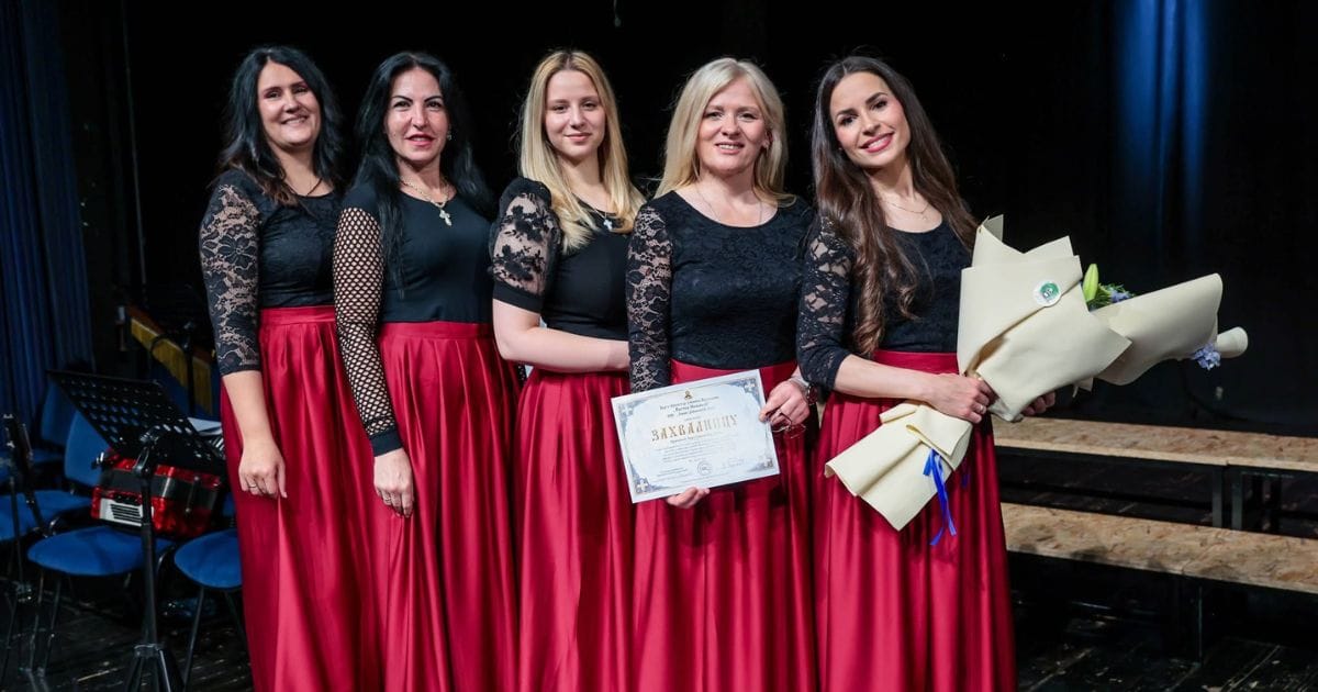 Učesnici koncerta Biseri Svetosavlja u Kulturnom centru Beočin