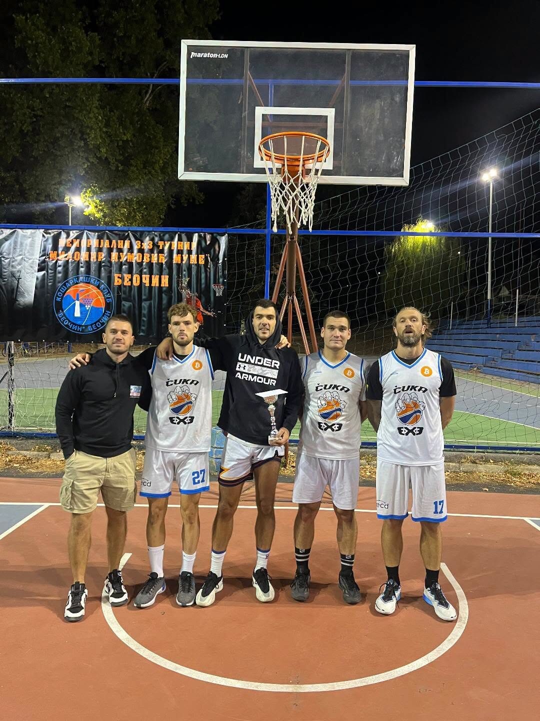 Ekipa na Memorijalnom 3x3 turniru Mume u Beočinu — foto: Sportski savez opštine Beočin
