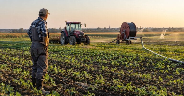 Krediti za poljoprivredu u Vojvodini – traktor i sistem za navodnjavanje | foto – AI ilustracija, Beočin Uživo